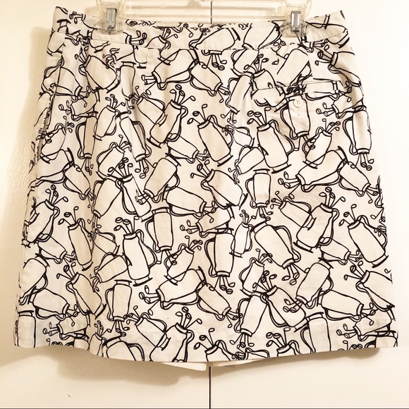 Liz Claiborne Golf Skort with Golf Clubs Print - Picture 7 of 7